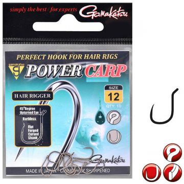 Carlig Power Carp Hair Rigger Barbless Nr.8