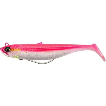 Shad Minnow Weedless 2+1 10cm 16G Pink Pearl Silver