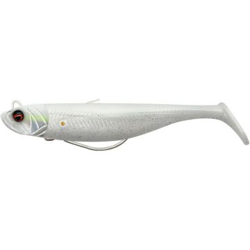 Shad Minnow Weedless 2+1 10cm 16G White Pearl Silver