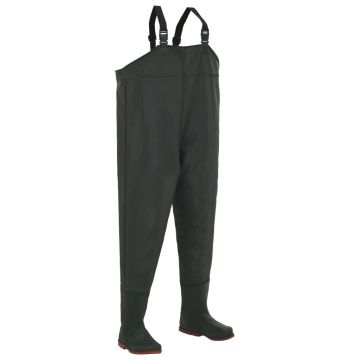 Pantaloni de vânătoare cu cizme verde mărime 39