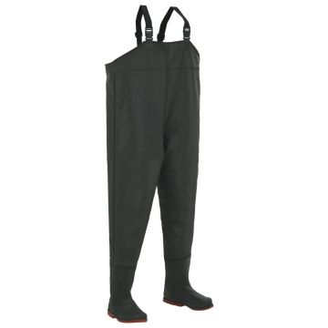 Pantaloni de vânătoare cu cizme verde mărime 46