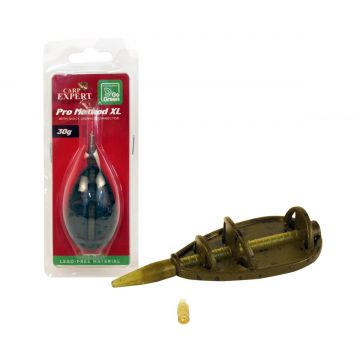 Method Feeder Carp Expert Pro Method XL Go Green (Greutate plumb: 30g)