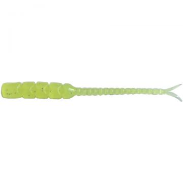 Grub Mustad Aji Micro Bachi, 5cm, Clear Chartreuse, 12buc/plic