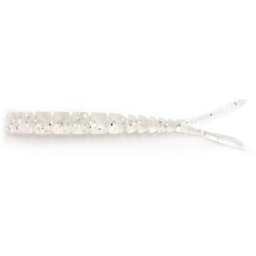 Grub Mustad Aji Split Tail, 5cm, Clear Rainbow Glitter, 12buc/plic