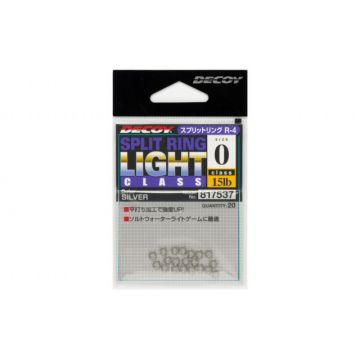 Inele Despicate Decoy R-4 Light Class Silver , 20buc (Marime: 00)
