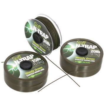 Leader N-Trap Soft 20M 15Lbs Weedy Green