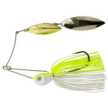 Spinnerbait Mustad Arm Lock, 14g, Chartreuse-White