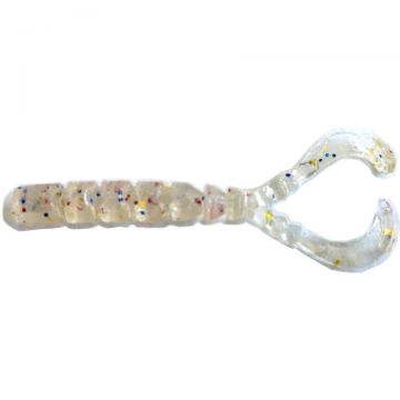 Twister Mustad Aji Finess Chiki Crawl Tail, 4.3cm, Meli Melo, 12buc/plic