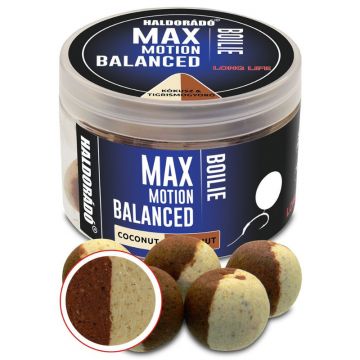 Boilies Haldorado Max Motion Boilie Balanced, 20mm, 70g (Aroma: Ficat Rosu Condimentat)