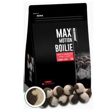Boilies Haldorado Max Motion Boilie Long Life, 24mm, 800g (Aroma: Ficat Rosu Condimentat)