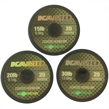 Leader Kamo Coated Hooklink 20M 15Lbs
