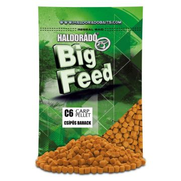 Pelete Haldorado Big Feed C6, 6mm, 700g (Aroma: Peste Condimentat)