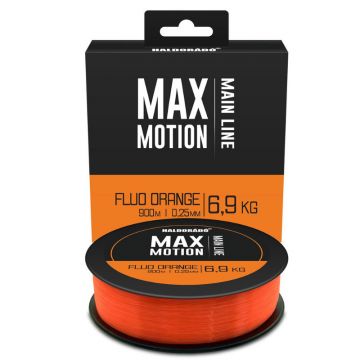 Fir Monofilament Haldorado Max Motion, Culoare Fluo Orange (Diametru fir: 0.25 mm)