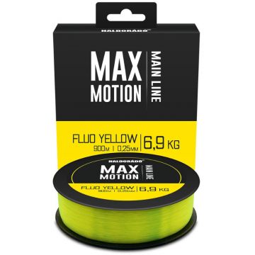 Fir Monofilament Haldorado Max Motion, Culoare Fluo Yellow (Diametru fir: 0.30 mm)