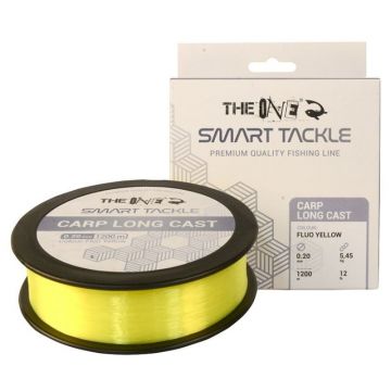 Fir Monofilament The One Carp Long Cast, Fluo Yellow, 1200m (Diametru fir: 0.22 mm)