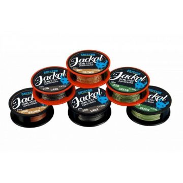 Fir textil verde Jackal Semi Stiff Coated 20m Kryston (Rezistenta: 20 lbs)