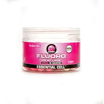 Fluoro Pop-Ups Pink & White  Essential Cell 8mm