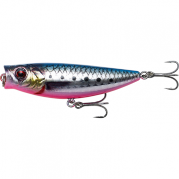 Vobler 3D Minnow Pop Walker 8cm 15.5G Pink Belly Sardine PHP