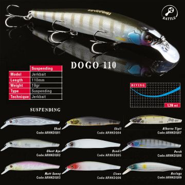 Vobler Dogo 110SP 11cm 19G Bandit