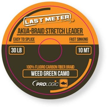 Fir textil Leader Prologic Akua Green Camo 30lbs, 10m Fir textil Leader Prologic Akua Green Camo 30lbs, 10m