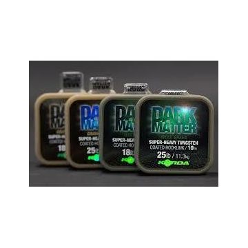 Leader Dark Matter Tungsten Coated Braid 25Lbs 10M Weed Green