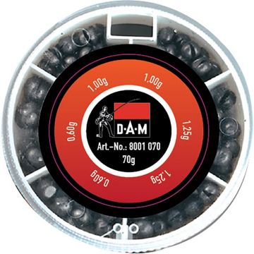 Set Plumbi Alice DAM, 6 Compartimente, 0.20-1.00g