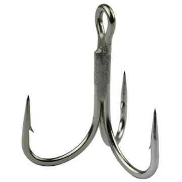 Ancora Tripla Mustad Jaw Lok In-Line Treble Titan Steel 3X Strong (Marime Ancora: Nr. 1)