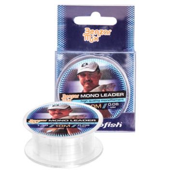Fir Benzar Mono Leader, transparent, 10m (Diametru fir: 0.08 mm)