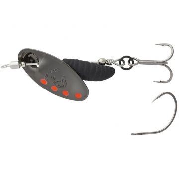 Lingurita Rotativa Savage Gear Spinner Grub Sinking Nr.2, Black Red Black, 5.8g