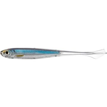Shad Live Target Ghost Tail Minnow Drophot, Silver/Blue, 9.5cm, 4buc