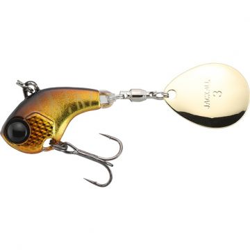Spinnertail Jackall Deracoup Spinner, Silver Powder Gold&Black, 7g Spinnertail Jackall Deracoup Spinner, Silver Powder Gold&Black, 7g