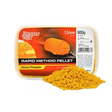 Pelete Benzar Mix Method Rapid Pellet, 1.5mm, 600g (Aroma: Usturoi)