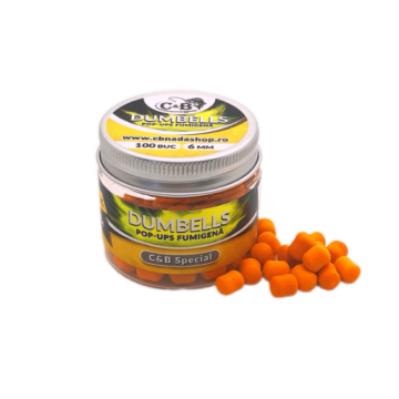Dumbells Pop-ups Fumigena 6mm 100 Buc.