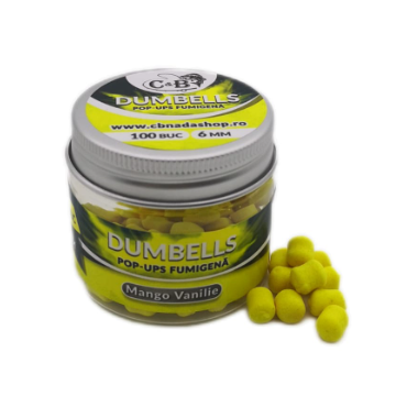 Dumbells Pop-ups Fumigena Mango Vanilie 6mm 100 Buc.
