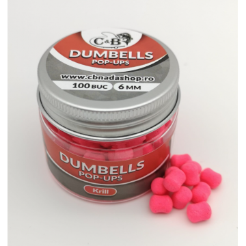 Dumbells Pop-ups Krill 6mm 100 Buc.
