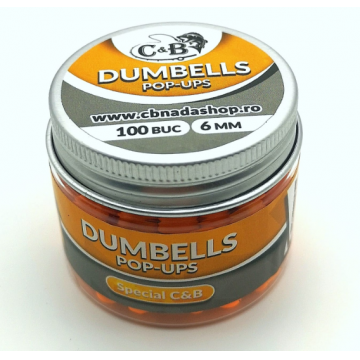 Dumbells Pop-ups Special 6mm 100 Buc.