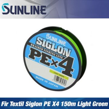 FIR TEXTIL SUNLINE SIGLON PE X4 LIGHT GREEN 150M