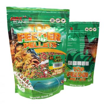 MICROPELETE TOP FEEDER PELLETS MIX CULORI BIG CARP 2.5MM 1KG