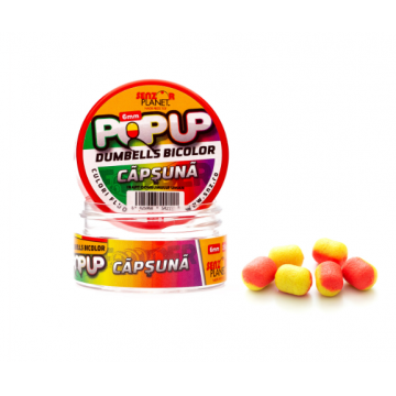 POP-UP DUMBELLS BICOLOR CAPSUNA 6mm 15g