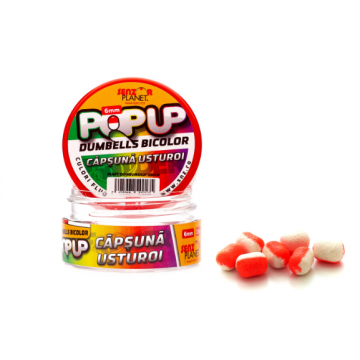 POP-UP DUMBELLS BICOLOR CAPSUNA  USTUROI 6mm 15g