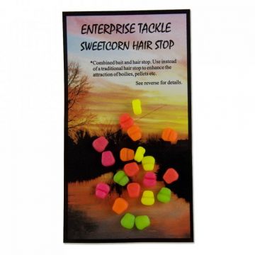 PORUMB OPRITOR ENTERPRISE TACKLE SWEETCORN HAIR STOPS  MIX CULORI 20BUC