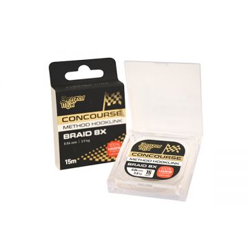Benzar Concourse Braided Hooklink, 15 m, 0,04 mm