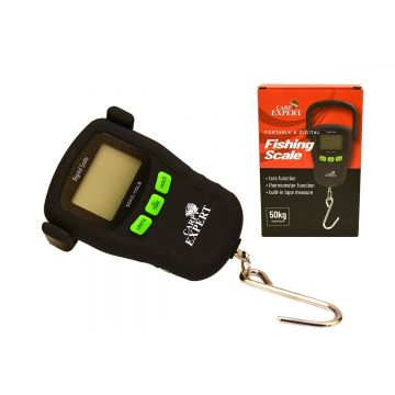 Cantar Carp Expert digital 50kg cu termometru si ruleta