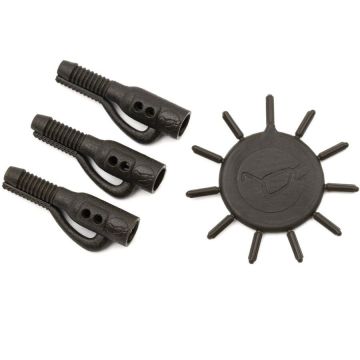 Clip pentru montura plumb pierdut 10buc/plic, Weed/Silt, Korda (Culoare: Weedy)