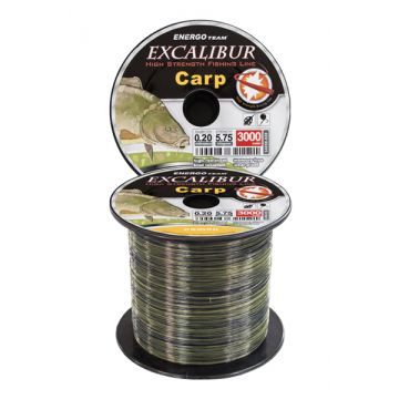 FIR EXCALIBUR CARP CAMOU 3000M 0,25MM FIR EXCALIBUR CARP CAMOU 3000M 0,25MM