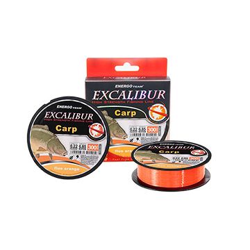 FIR EXCALIBUR CARP  FLUO ORANGE 300M 0,18MM