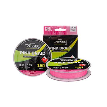 FIR TEXTIL WIZARD PINK BRAID 0.10MM