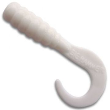 Grub Big Hammer Grubs, Great White, 4.5cm, 25 buc
