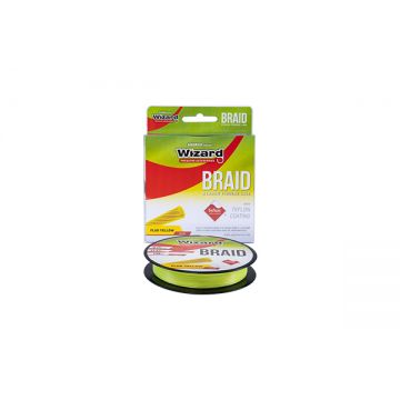 WIZARD BRAID 135M 0,1 135M 9,13KG FLUO YELLOW WIZARD BRAID 135M 0,1 135M 9,13KG FLUO YELLOW