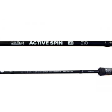 LANSETA WIZARD ACTIVE SPIN MEDIUM HEAVY 2.10M 20-50G